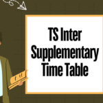 TS Inter Supplementary Time Table